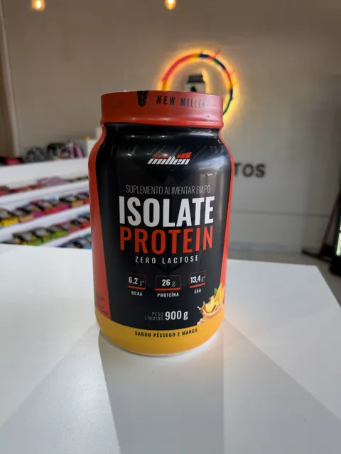 New Millen Isolate Protein Zero Lactose — Pêssego e Manga