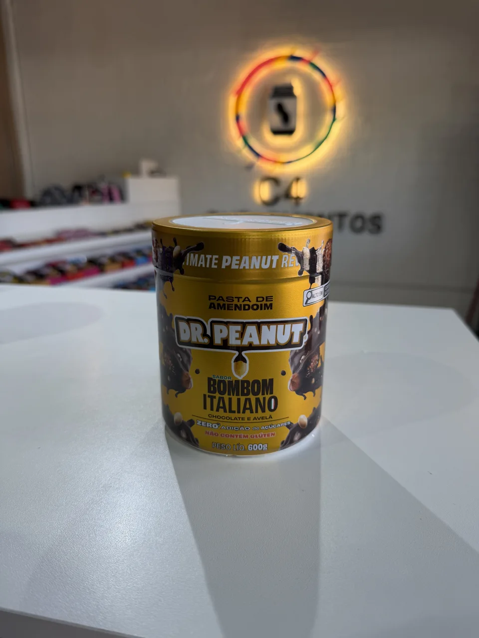 Pasta de amendoim Dr. Peanut Bombom Italiano 600 g na C4