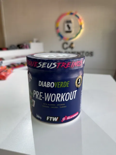 FTW Diabo Verde Pré-Workout — Bala de framboesa