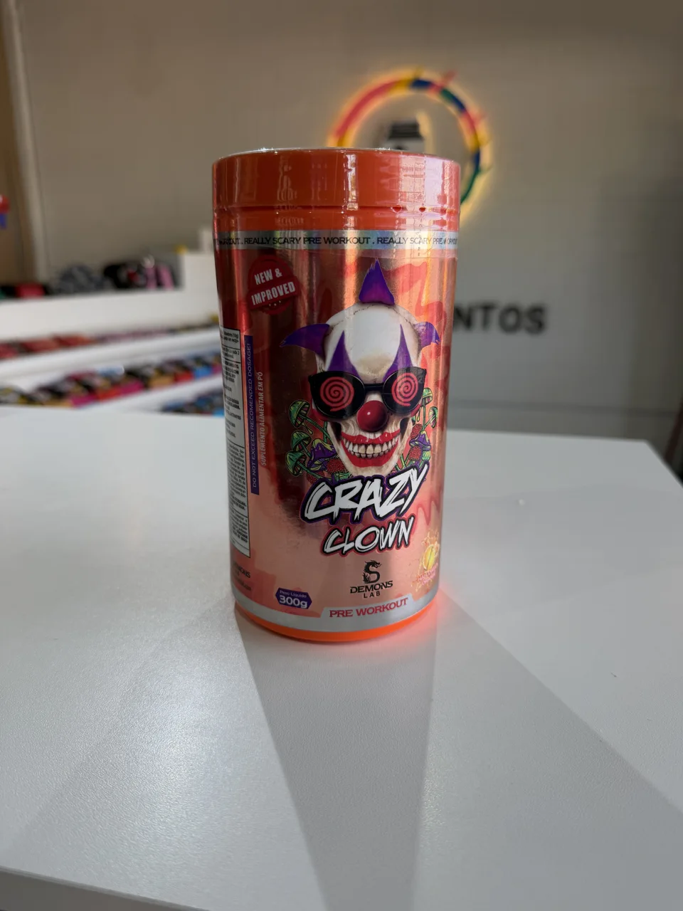 Demons Lab Crazy Clown — Halloween Orange