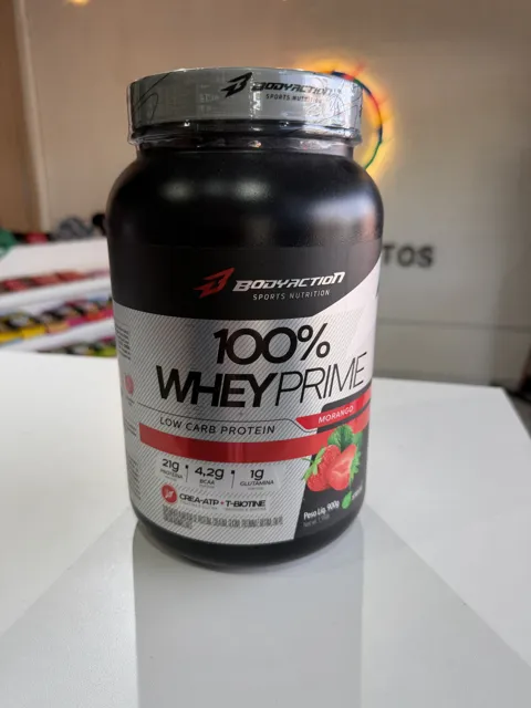 BodyAction 100% Whey Prime — Morango