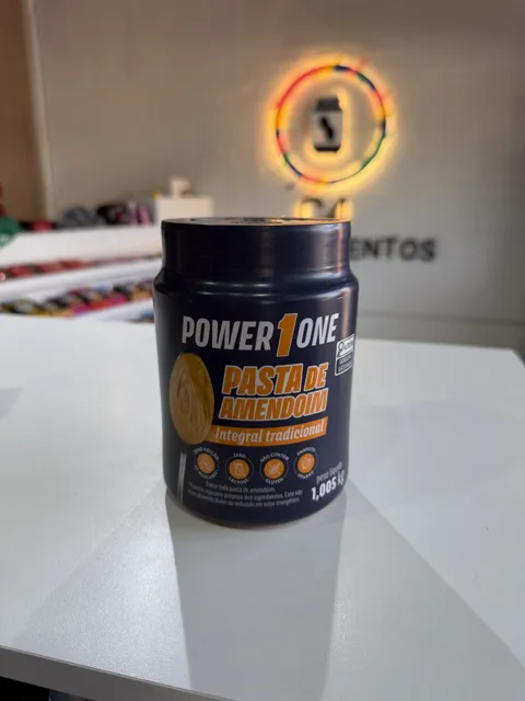 Power1One Pasta de Amendoim Integral — Integral Tradicional — pote 1,005 kg